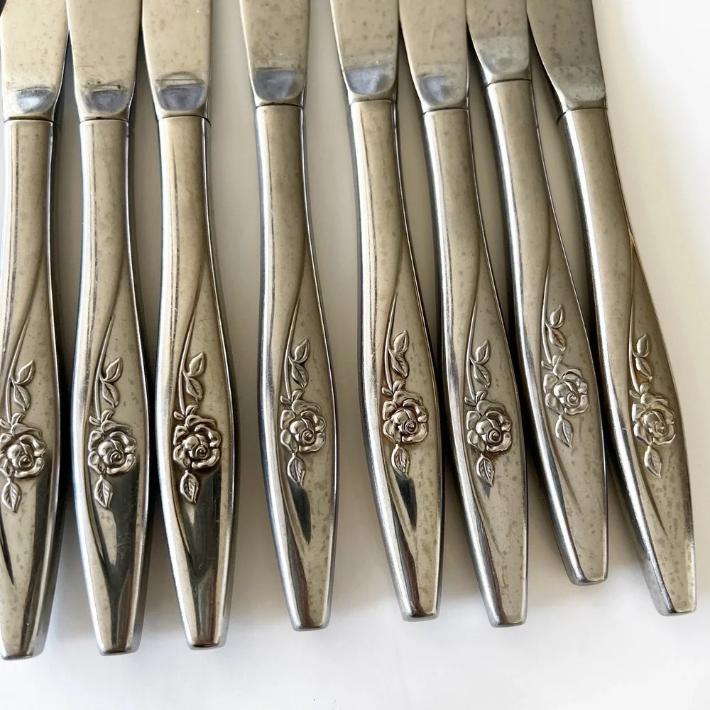Vintage Lot Oneida Oneidacraft Deluxe Stainless 
